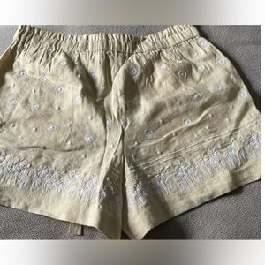 Loft embroidered shorts.